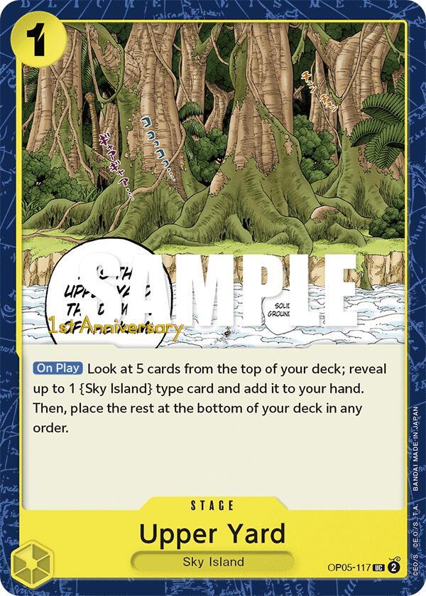Upper Yard (OP05-117) [Awakening of the New Era: 1st Anniversary Tournament Cards]