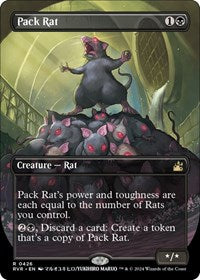Pack Rat (Anime Borderless) (426) [Ravnica Remastered]
