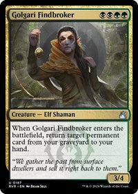 Golgari Findbroker (187) [Ravnica Remastered]