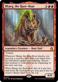 Ilharg, the Raze-Boar (113) [Ravnica Remastered]