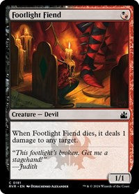 Footlight Fiend (181) [Ravnica Remastered]