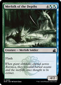 Merfolk of the Depths (200) [Ravnica Remastered]