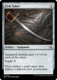 Civic Saber (254) [Ravnica Remastered]