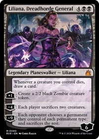 Liliana, Dreadhorde General (80) [Ravnica Remastered]