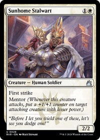 Sunhome Stalwart (28) [Ravnica Remastered]