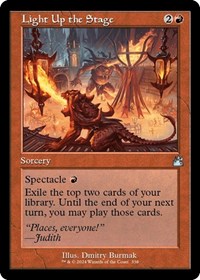 Light Up the Stage (Retro Frame) (338) [Ravnica Remastered]