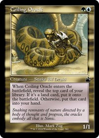 Coiling Oracle (Retro Frame) (361) [Ravnica Remastered]