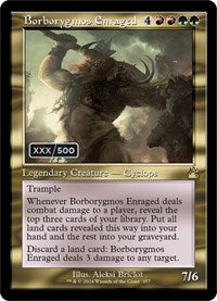 Borborygmos Enraged (Retro Frame) (Serial Numbered) (357) [Ravnica Remastered]