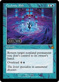 Cyclonic Rift (Retro Frame) (Serial Numbered) (313) [Ravnica Remastered]