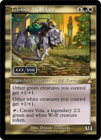 Tolsimir Wolfblood (Retro Frame) (Serial Numbered) (387) [Ravnica Remastered]