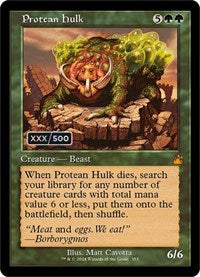 Protean Hulk (Retro Frame) (Serial Numbered) (353) [Ravnica Remastered]