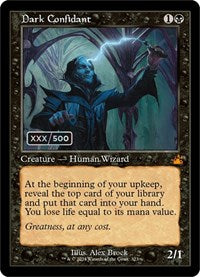 Dark Confidant (Retro Frame) (Serial Numbered) (323) [Ravnica Remastered]
