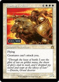 Blazing Archon (Retro Frame) (Serial Numbered) (302) [Ravnica Remastered]