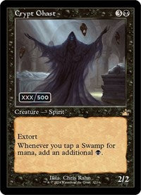 Crypt Ghast (Retro Frame) (Serial Numbered) (322) [Ravnica Remastered]