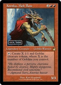 Krenko, Mob Boss (Retro Frame) (Serial Numbered) (335) [Ravnica Remastered]