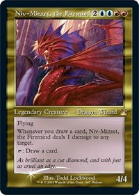 Niv-Mizzet, the Firemind (Retro Frame) (467) [Launch Party & Release Event Promos]