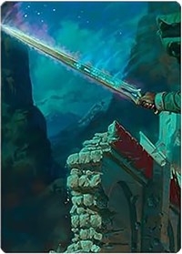 Anduril, Narsil Reforged Art Card (1) [Art Series: Universes Beyond: The Lord of the Rings: Tales of Middle-earth]