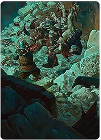 Gimli's Reckless Might Art Card (4) [Art Series: Universes Beyond: The Lord of the Rings: Tales of Middle-earth]