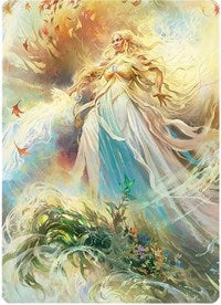 Galadriel, Light of Valinor Art Card (8) [Art Series: Universes Beyond: The Lord of the Rings: Tales of Middle-earth]