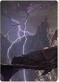 Call Forth the Tempest Art Card (19) [Art Series: Universes Beyond: The Lord of the Rings: Tales of Middle-earth]