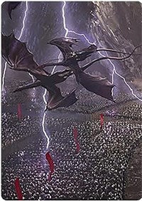 Mordor on the March Art Card (22) [Art Series: Universes Beyond: The Lord of the Rings: Tales of Middle-earth]