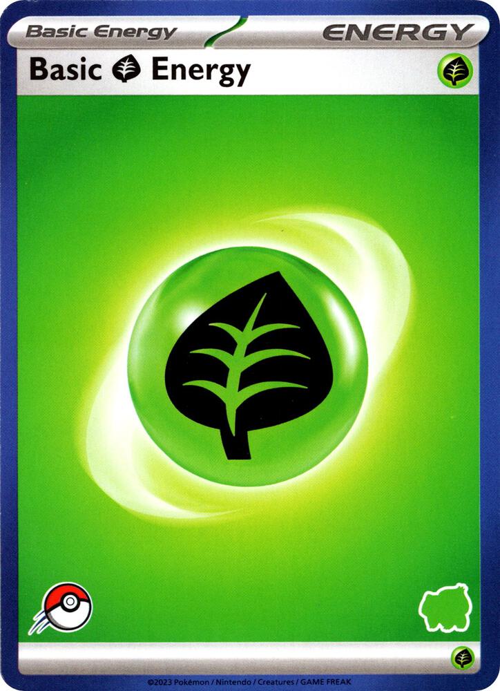 Basic Grass Energy (Blue Border) [My First Battle]