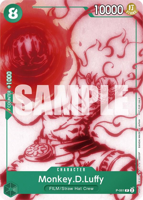 Monkey.D.Luffy (Starter Deck 11: Uta Deck Battle) (P-061) [One Piece Promotion Cards]