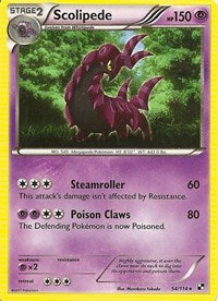 Scolipede - 54/114 (Cracked Ice Holo) (54/114) [Blister Exclusives]