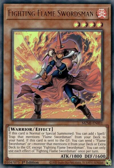 Fighting Flame Swordsman (MZMI-EN001) [Maze of Millennia]
