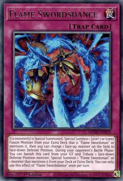Flame Swordsdance (MZMI-EN010) [Maze of Millennia]