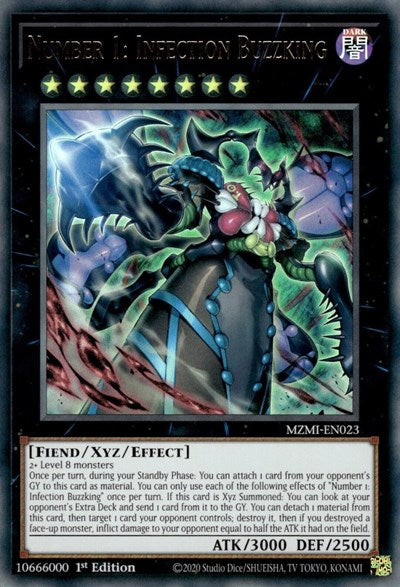 Number 1: Infection Buzzking (MZMI-EN023) [Maze of Millennia]