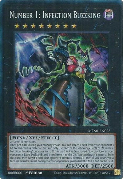 Number 1: Infection Buzzking (CR) (MZMI-EN023) [Maze of Millennia]