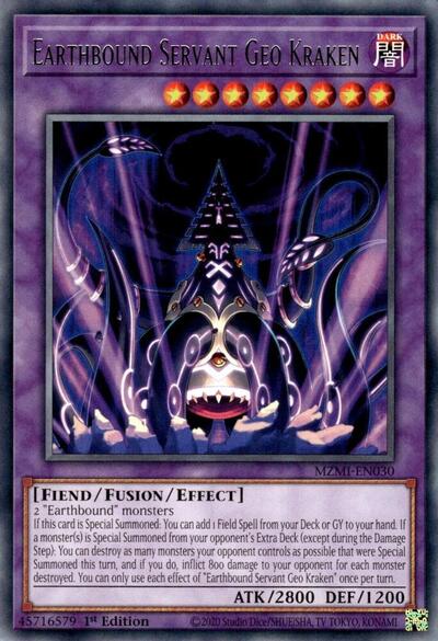 Earthbound Servant Geo Kraken (MZMI-EN030) [Maze of Millennia]