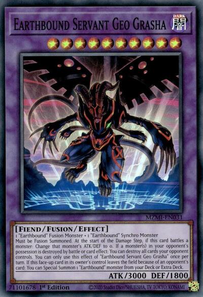 Earthbound Servant Geo Grasha (MZMI-EN031) [Maze of Millennia]
