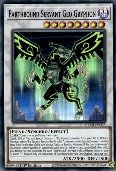 Earthbound Servant Geo Gryphon (MZMI-EN033) [Maze of Millennia]