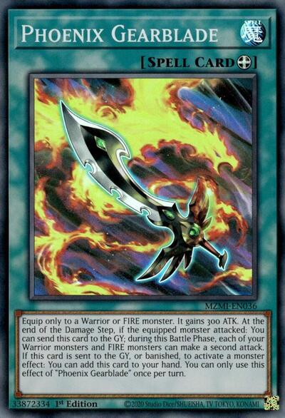 Phoenix Gearblade (MZMI-EN036) [Maze of Millennia]