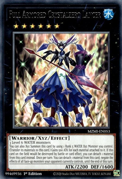 Full Armored Crystalzero Lancer (MZMI-EN053) [Maze of Millennia]