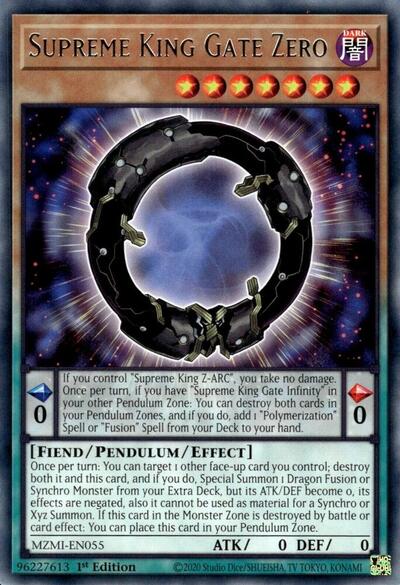 Supreme King Gate Zero (MZMI-EN055) [Maze of Millennia]