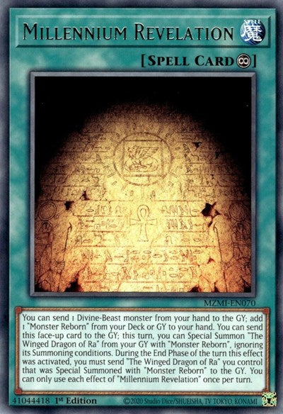Millennium Revelation (MZMI-EN070) [Maze of Millennia]