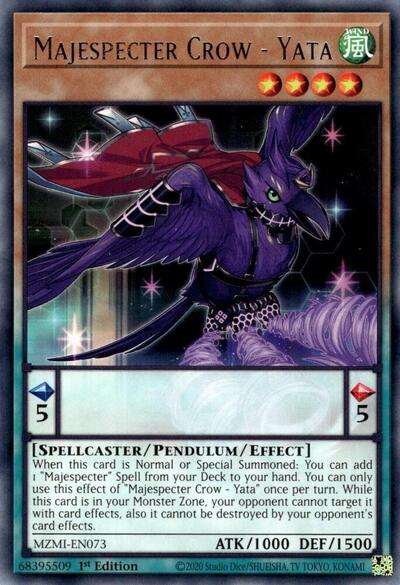 Majespecter Crow - Yata (MZMI-EN073) [Maze of Millennia]