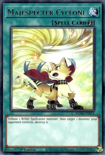 Majespecter Cyclone (MZMI-EN075) [Maze of Millennia]