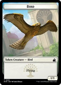 Bird // Beast Double-Sided Token (1 // 14) [Ravnica Remastered]