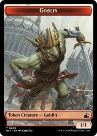 Goblin (0008) // Voja Double-Sided Token (8 // 19) [Ravnica Remastered]
