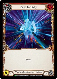 Zero to Sixty - FAB177 (FAB177) [Flesh and Blood: Promo Cards]