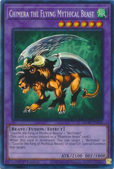 Chimera the Flying Mythical Beast (CR) (MZMI-EN040) [Maze of Millennia]