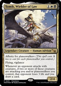 Tomik, Wielder of Law (431) [Prerelease Cards]