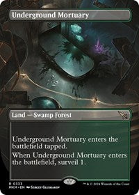 Underground Mortuary (Borderless) (333) [Murders at Karlov Manor]