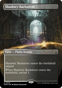 Shadowy Backstreet (Borderless) (330) [Murders at Karlov Manor]