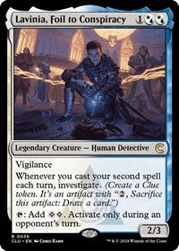 Lavinia, Foil to Conspiracy (36) [Ravnica: Clue Edition]