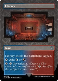 Library (Borderless) (18) [Ravnica: Clue Edition]